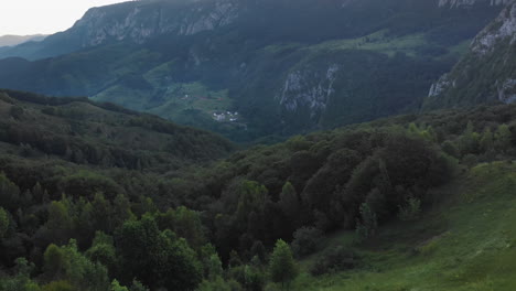 Girl-walking-in-Alpine-Pastures