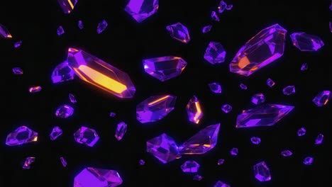 cristales brillantes abstractos