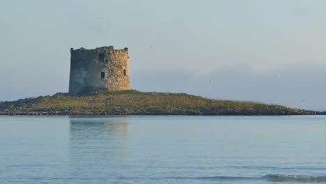 ancient tower on the beach