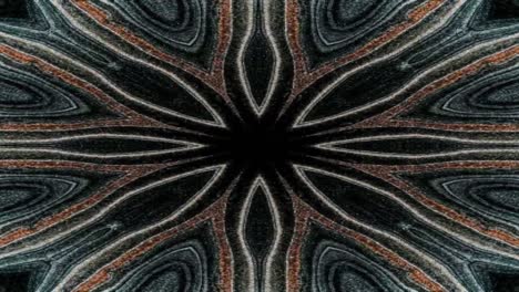único colorido caleidoscopio patrón de mármol fractal fondo de movimiento.