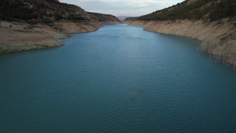 reservoir in andalusia, granada, spain