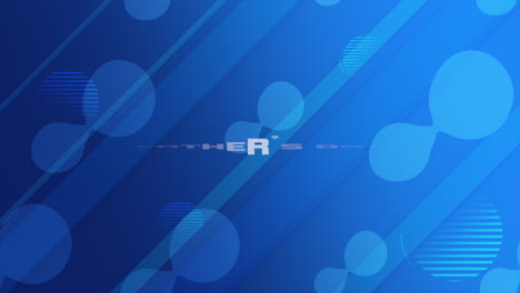 celebrate father's day with bold, white text on a blue background