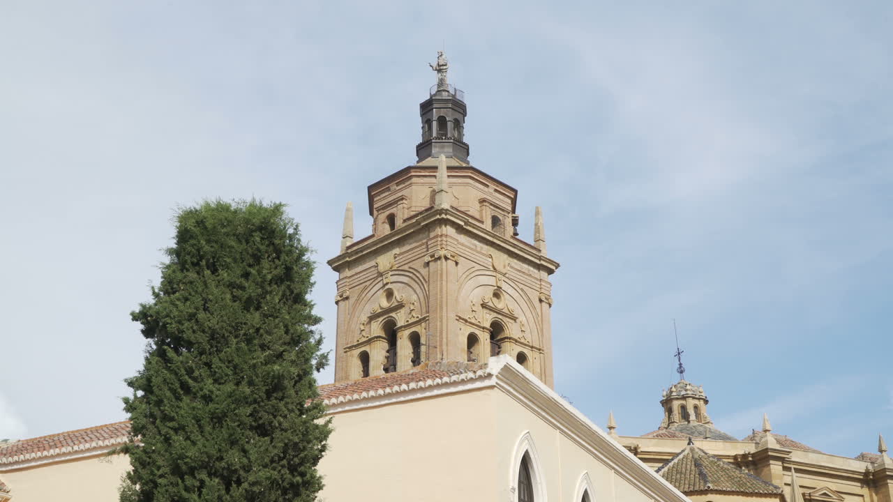 Architectural Tower and Dome View