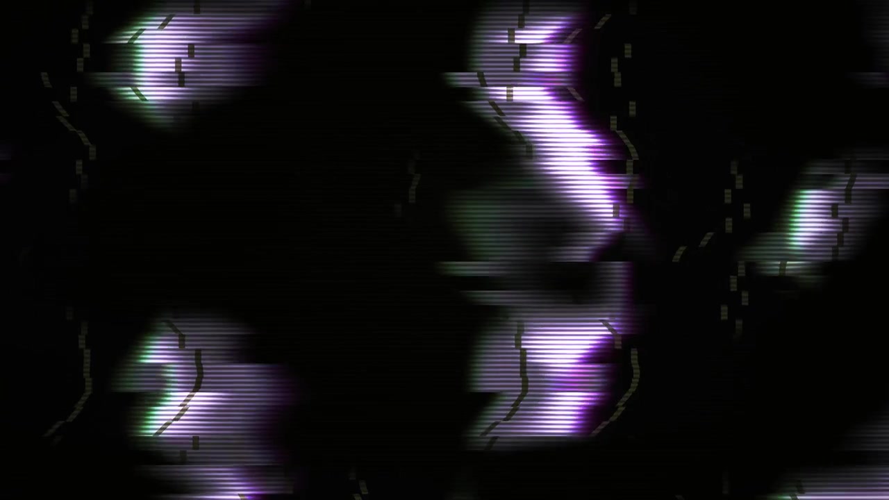 Sfondo astratto con rumore e glitch digitale in loop