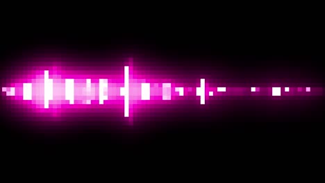 disco music pink light abstract digital audio frequency diagram wave - looped