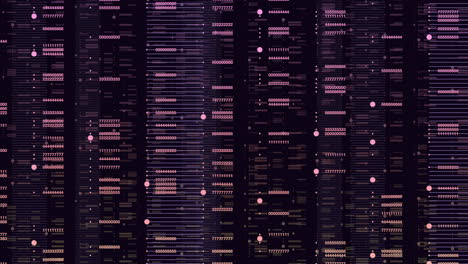 binary code tiling intriguing pattern of numbers on black background