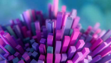 estructura molecular futurista de 4k.