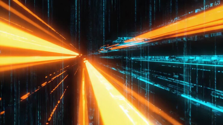 Abstract data stream background