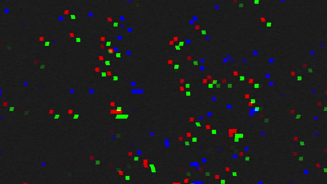 fallas y ruidos defectos de televisión con artefactos