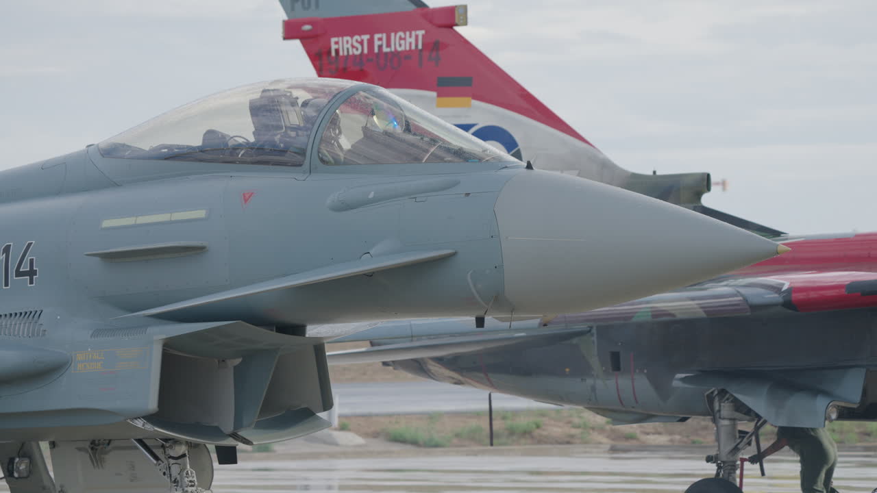 Eurofighter Typhoon fighter jets