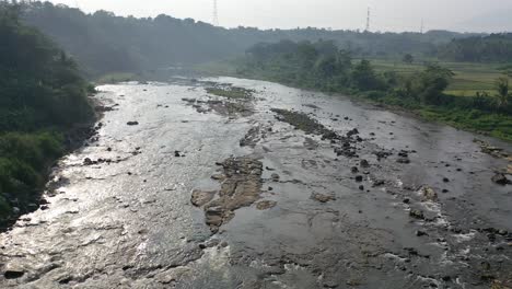 river landscape with lush vegetation