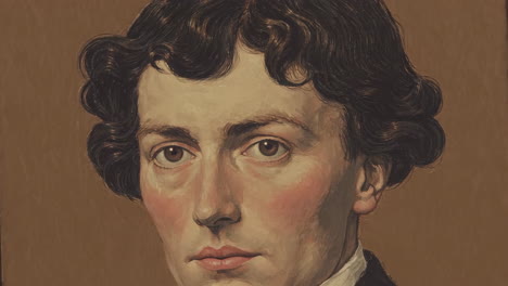 portrait painting of a man