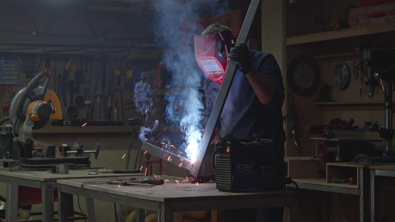 Welding some square Iron Tubes
