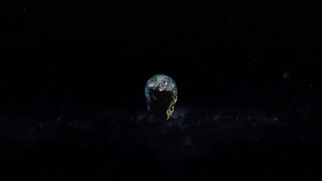 Un-Meteoro-O-Un-Asteroide-Que-Se-Dirige-Al-Planeta-Tierra