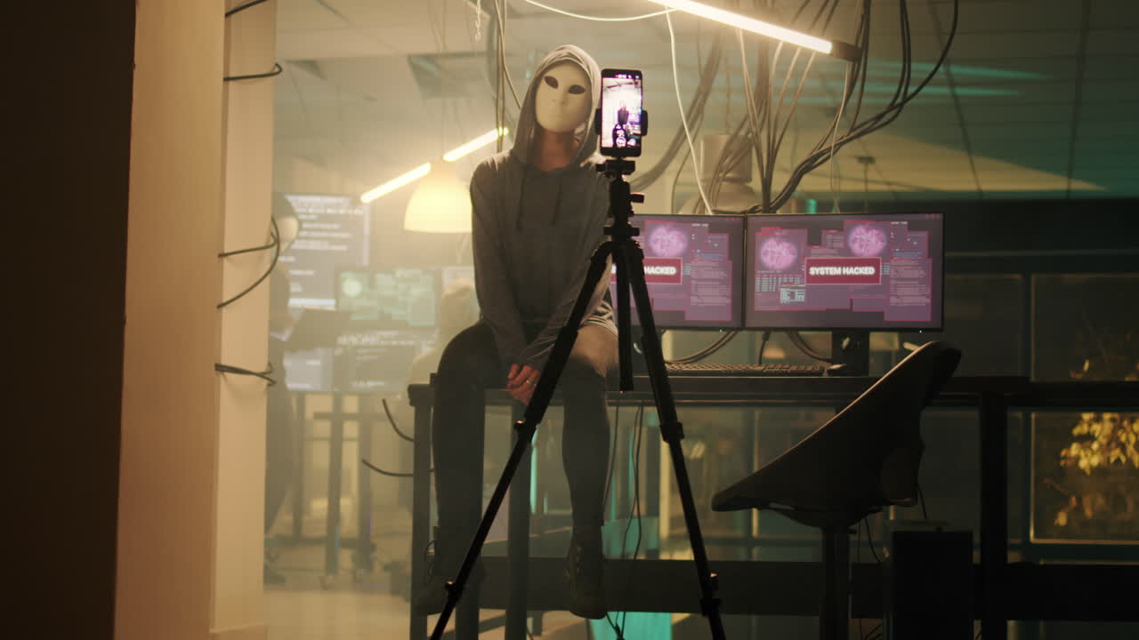 Anonymous hackers working on system