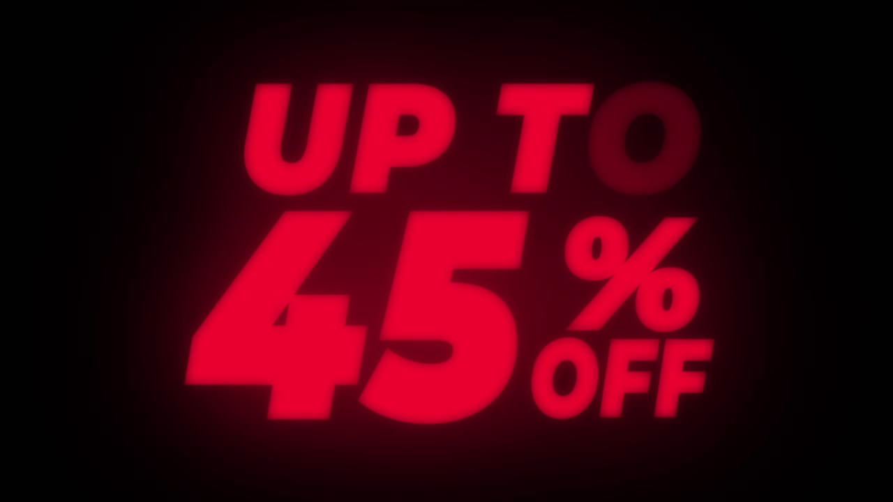 45% Off Sale Promotion Graphic