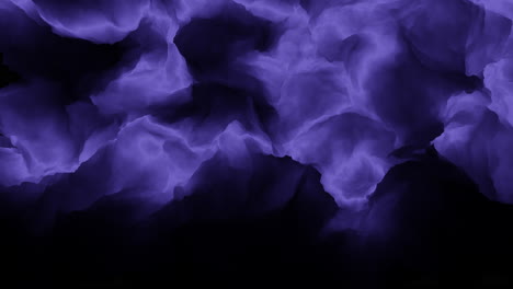 Vibrant-blue-and-purple-flame-against-black-background