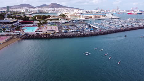 carrera de surf ski en gran canaria