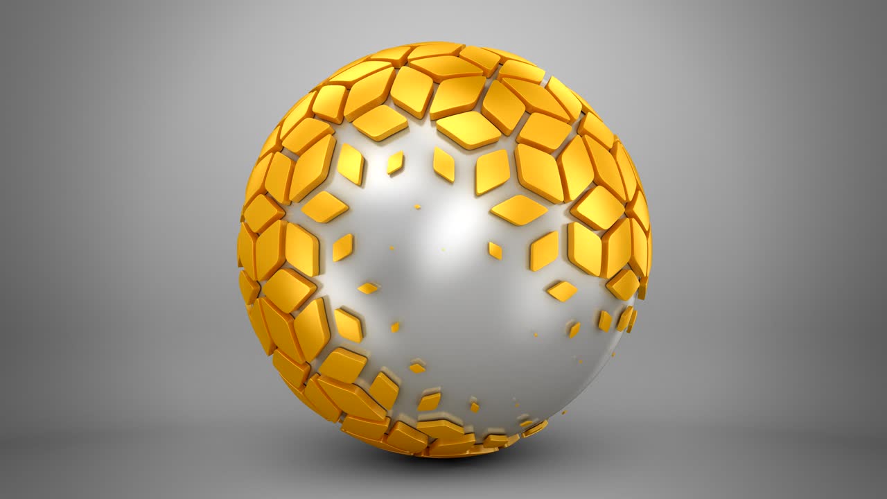 애니메이션 된 기하학적 모양