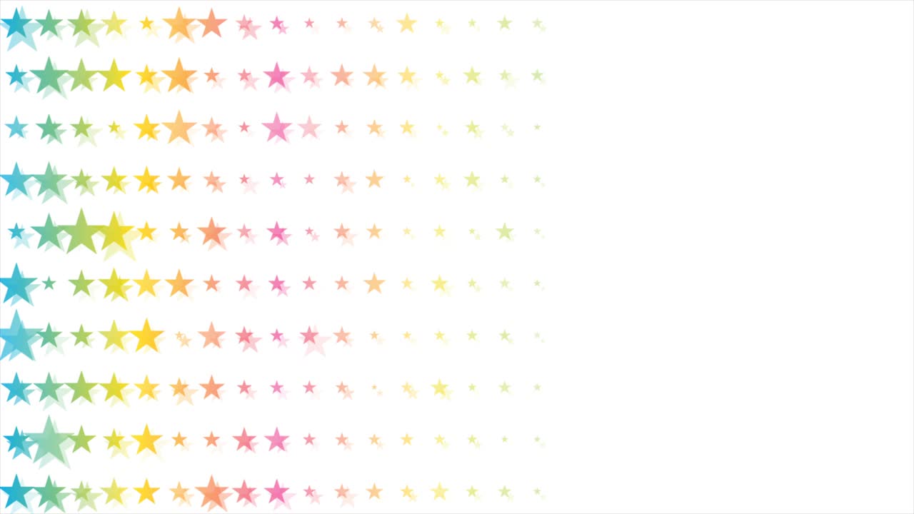 estrellas pequeñas multicolores arte abstracto fondo de movimiento