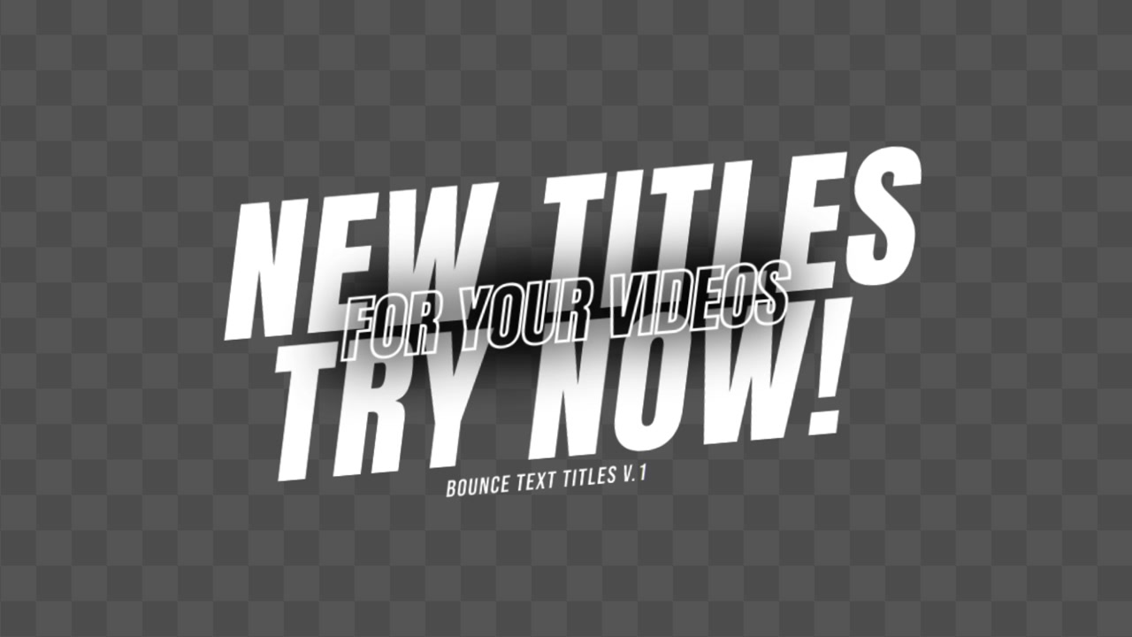 Bounce Text Animation 10
Adobe Premiere Pro 2023
Resolution 3840×2160
RGB version included