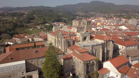 Aerial-Lanscape-of-Tui,-Spain