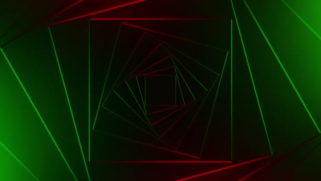 abstract neon green and red spiral background