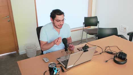recording video podcast for online platforms