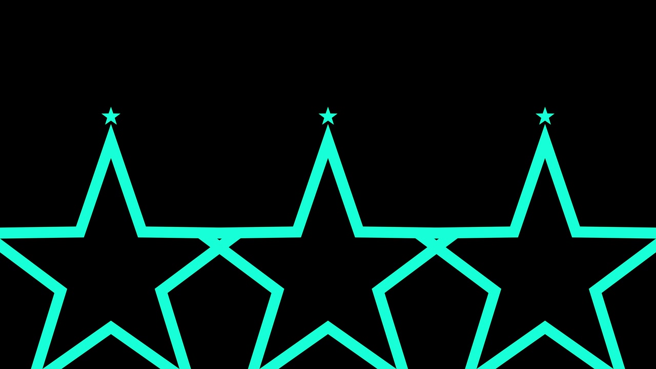 Shape animation star spreading motion graphics