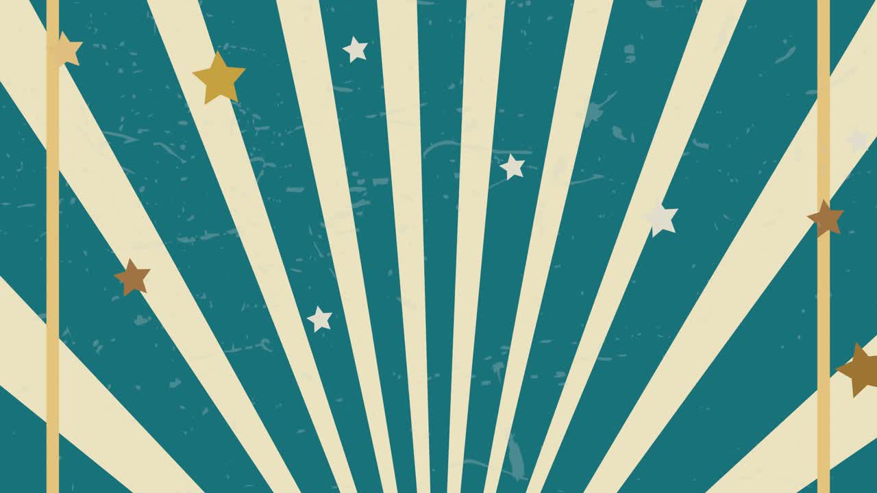 파란색 배경에 있는 줄무 ⁇ 와 별의 애니메이션