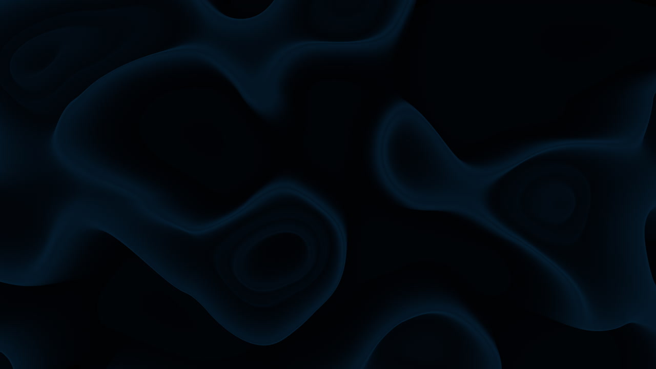 Abstract blue shapes on dark background