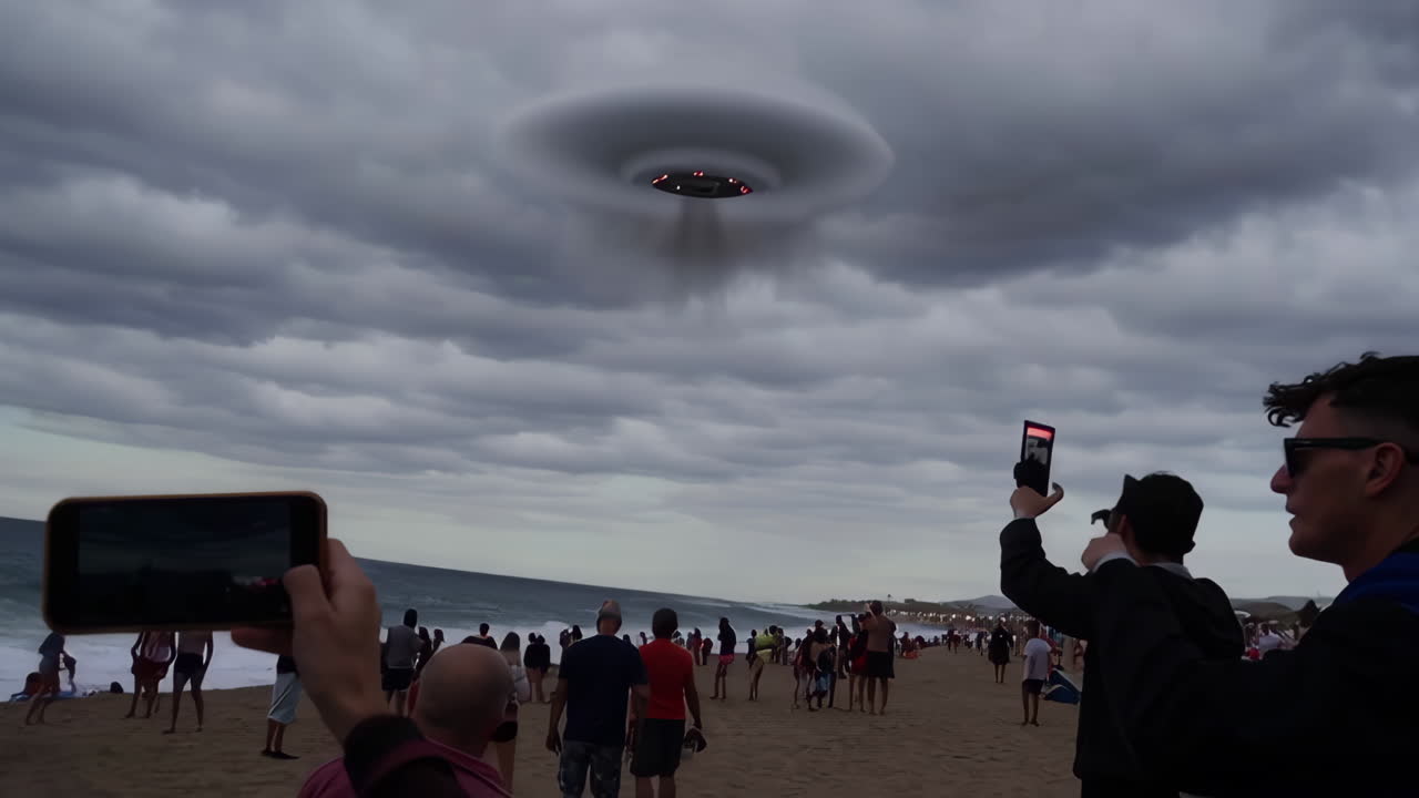 UFO Sighting at the Beach