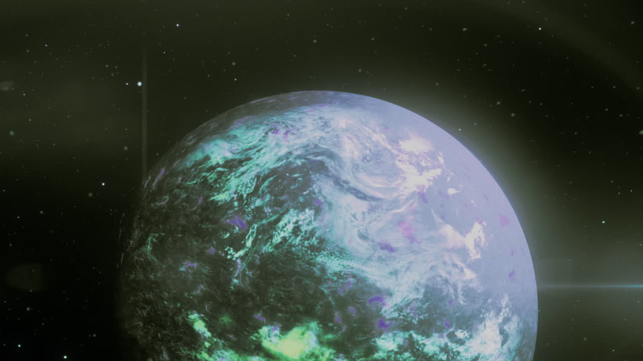 земля из космоса - художественное изображение