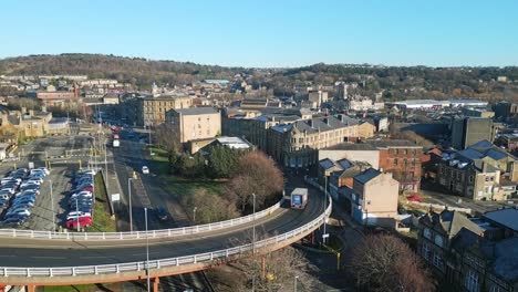 Busy-small-town-centre-curved-road