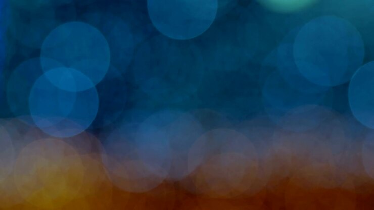 Night abstract background is defocused with nice bokeh. Blurred Christmas Lights Bokeh. Pan across blur .