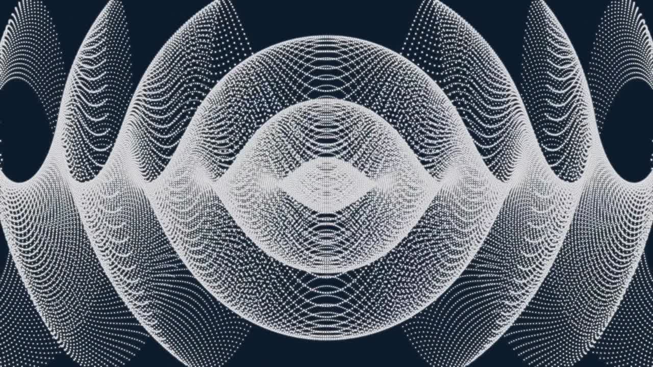 animación de líneas blancas que forman ondas