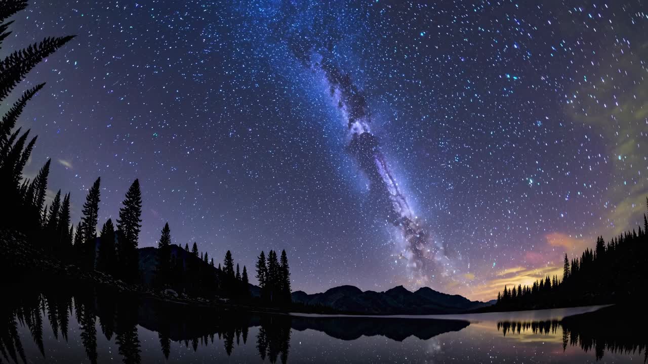 Uno splendido video del cielo notturno cattura la Via Lattea sopra un lago sereno