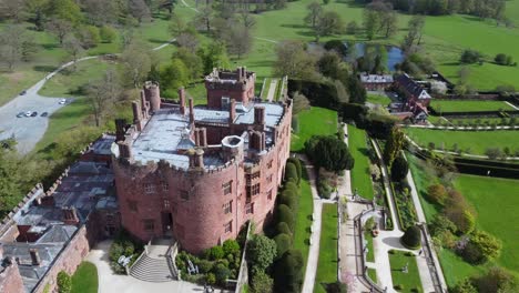 el castillo de powys en 4k.