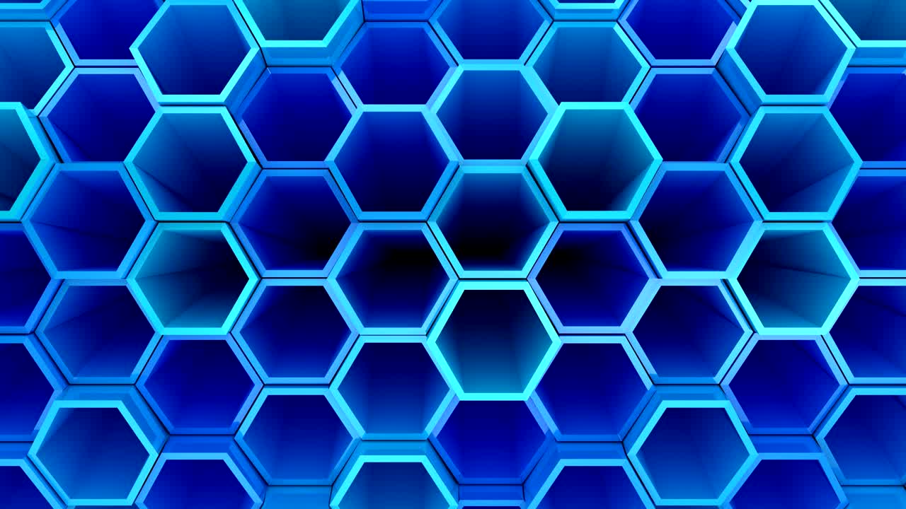 el fondo de los hexágonos