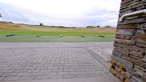 scenic view of golf course and surroundings