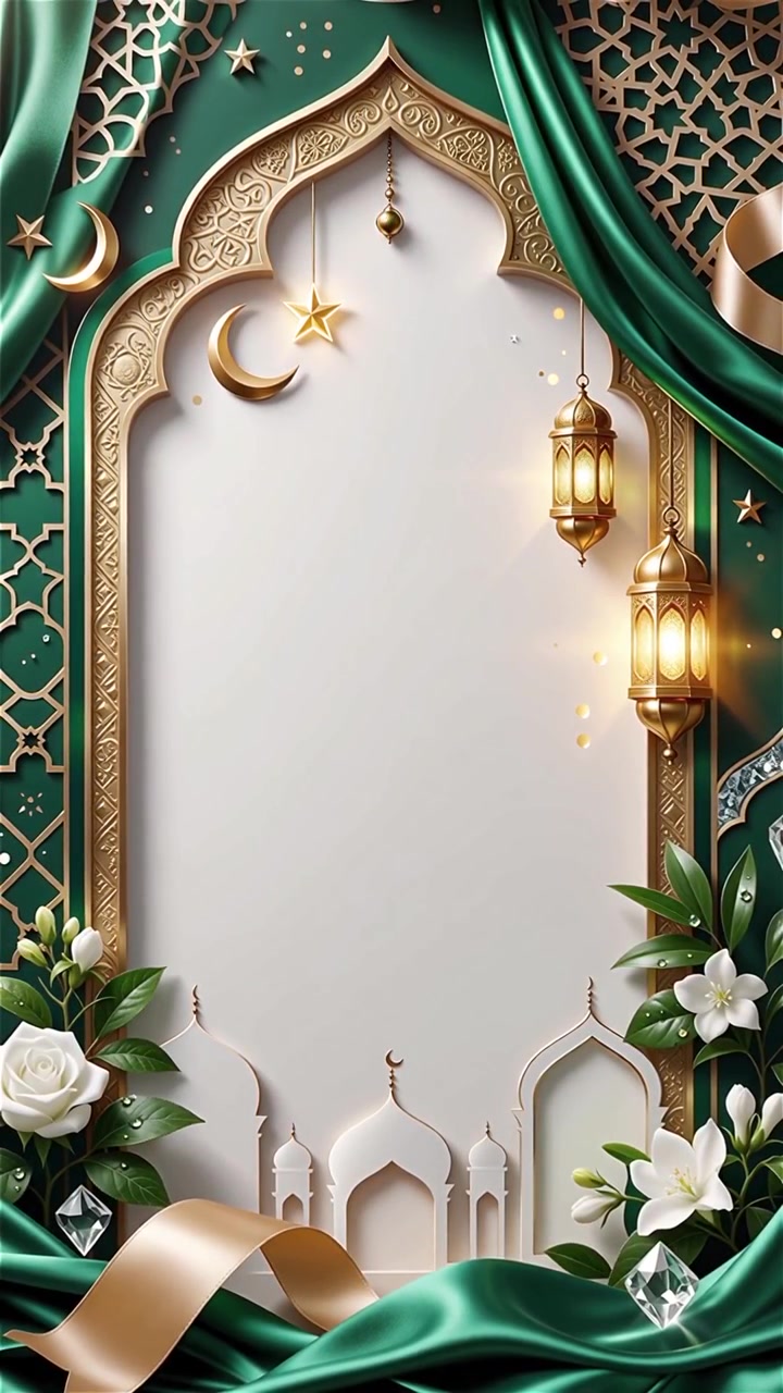 Compleanno del Profeta Maometto Mawlid al-Nabi Sfondo Islamico