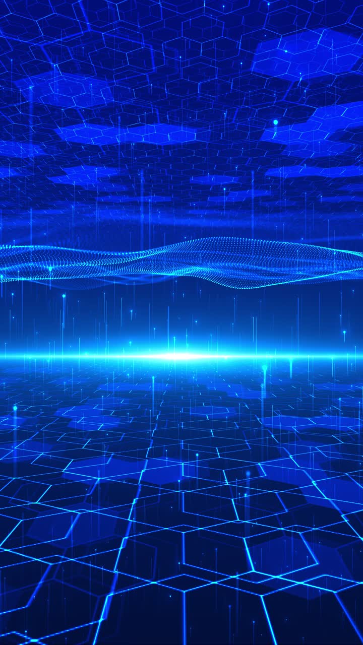 Futuristic hexagon sci fi technology innovation concept abstract technical background abstract