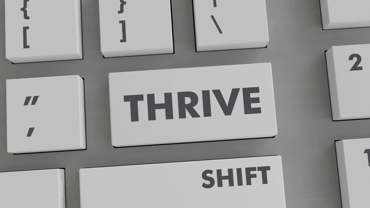 THRIVE BUTTON PRESSING ON KEYBOARD