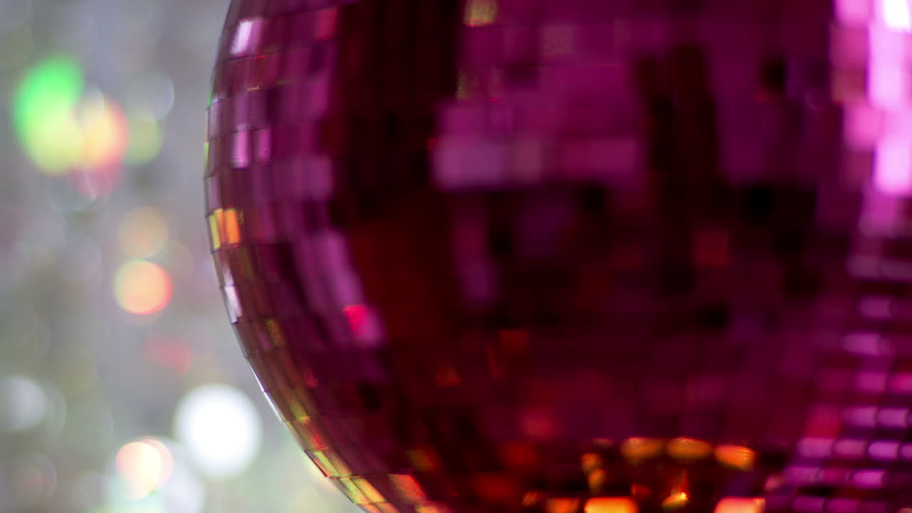 Palla da discoteca rosa 37