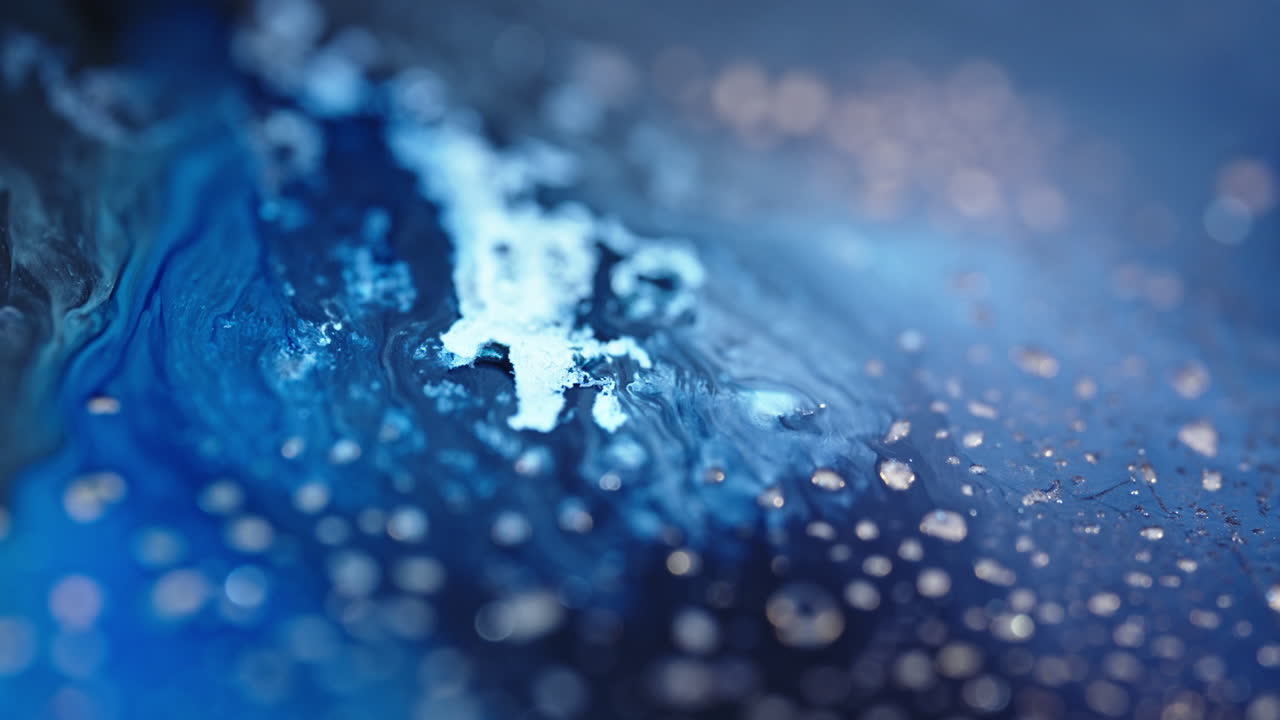 fondo de textura líquida azul abstracto