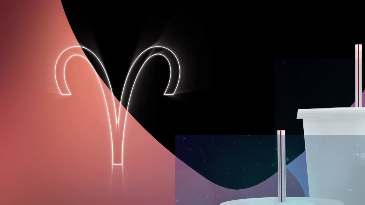 ⁇ 색 배경 위에서 회전하는 원의 애니메이션