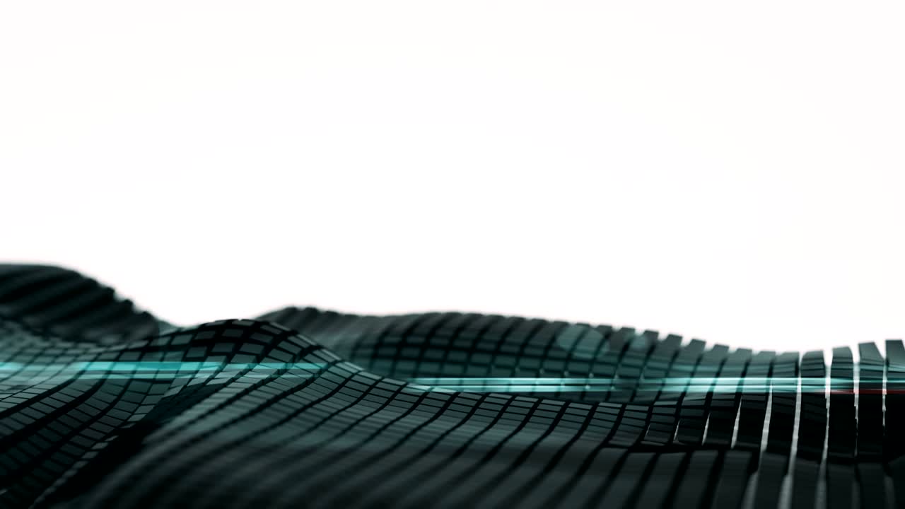 Abstract white background of 3d blocks