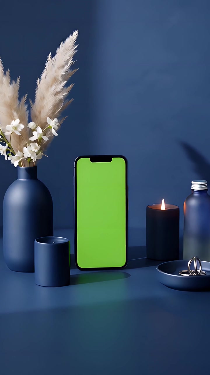Teléfono con Pantalla Verde 4K