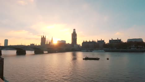 westminster bridge over river thames against city of westminster, london