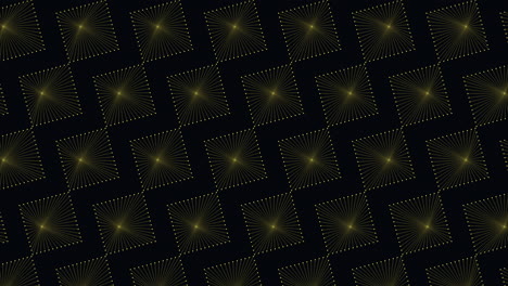 Vibrant-yellow-star-pattern-on-a-black-background